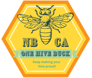 PBIS Hive Bucks graphic for New Branches Charter Academy