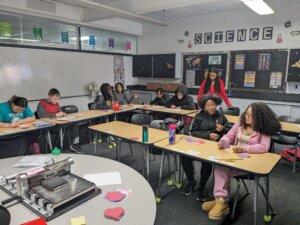 New Branches Charter Academy Student Council creates over 200 candy-grams to celebrate Valentine's Day